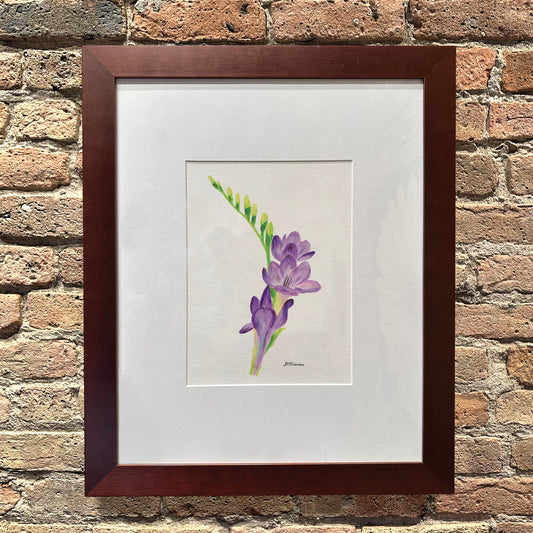 Fresia Violet Blue, Original - Printed Canvas