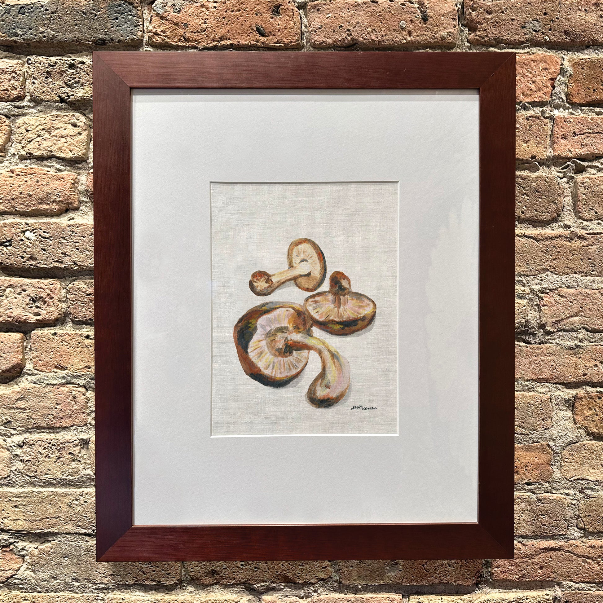 Mushroom Shiitake, Original - Printed Canvas