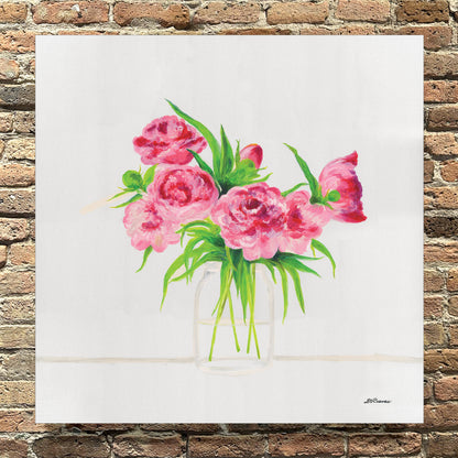 Peonies Seven, Original - Printed Canvas