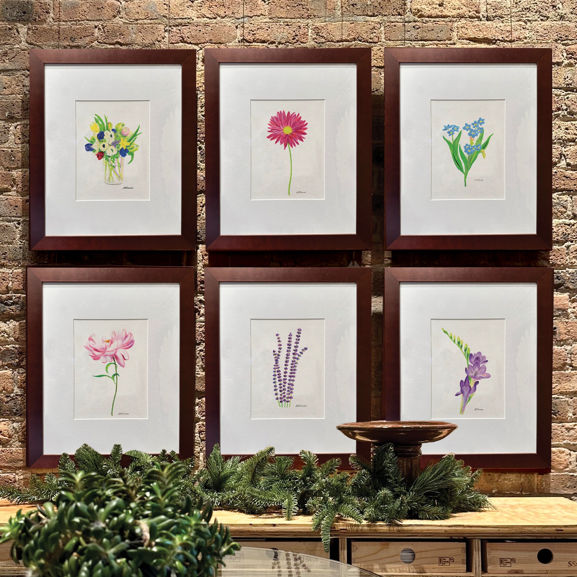 Peony Full Bloom, Original - Printed Canvas