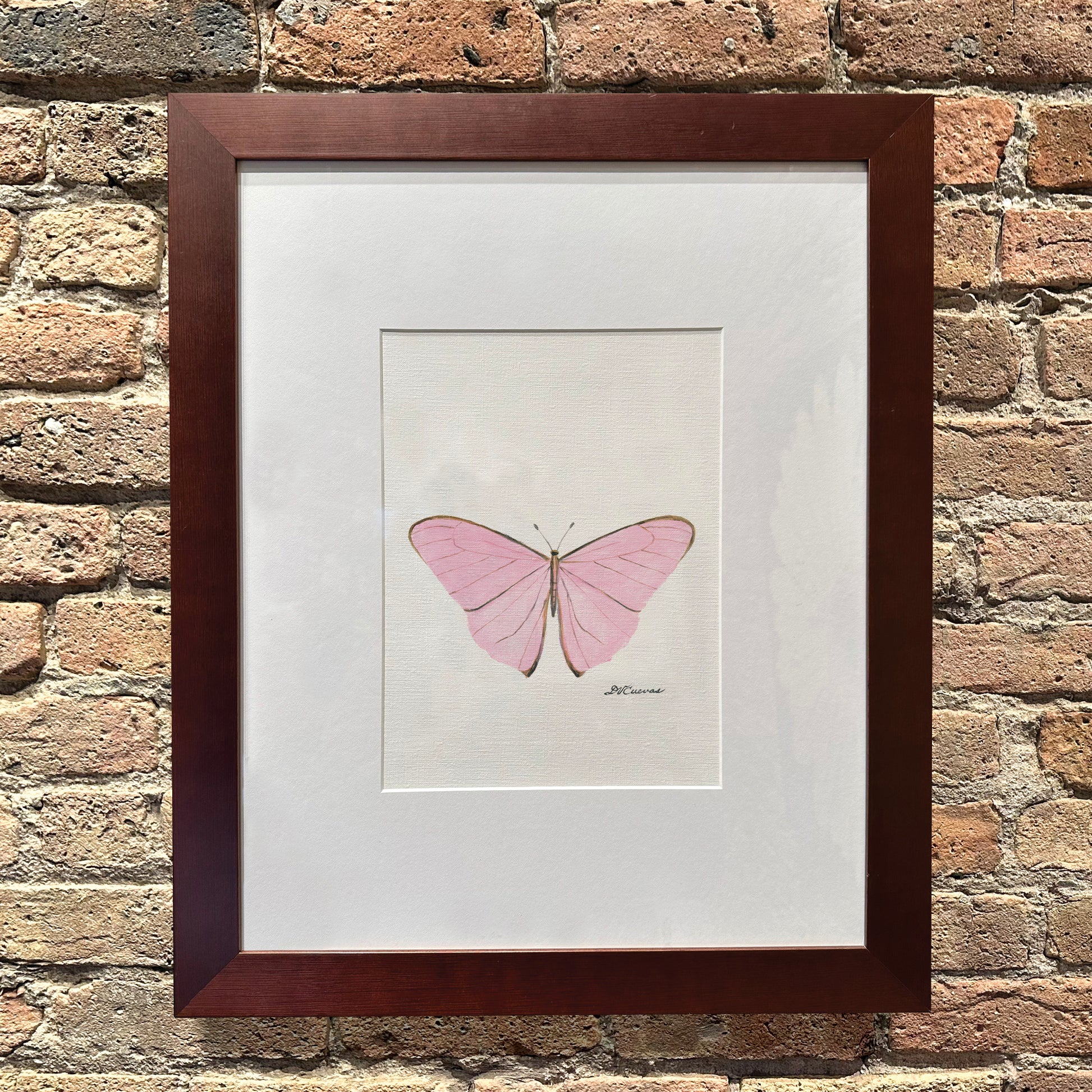 Pretty in Pink Butterfly, Original - Printed Canvas