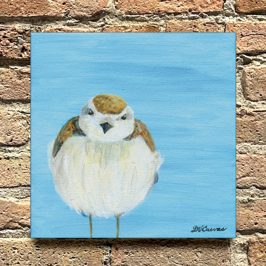 Round Fluff, Original - Printed Canvas