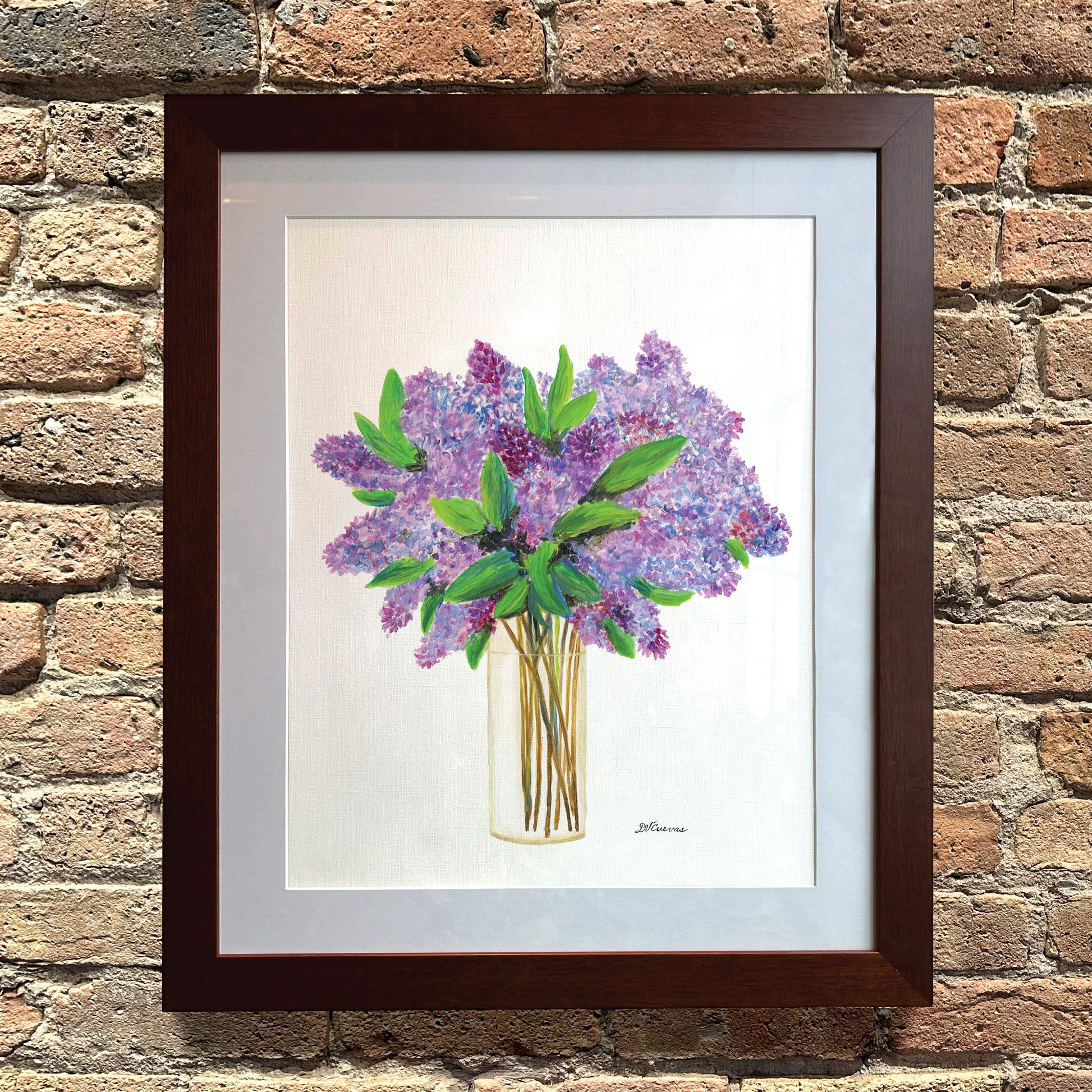 Shades of Lilacs, Original - Printed Canvas