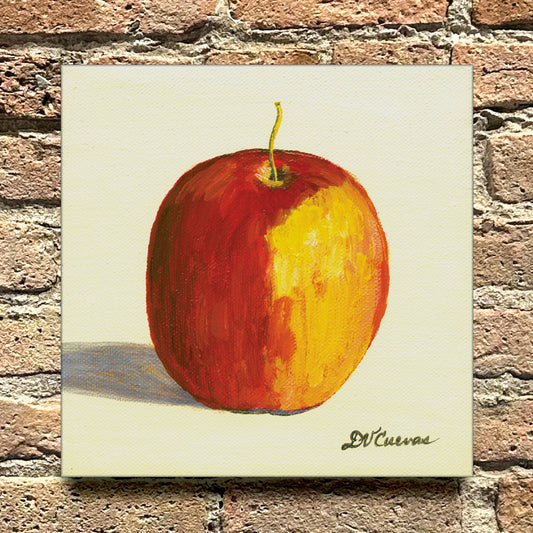 Single Apple, Original - Printed Canvas