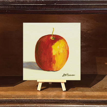 Single Apple, Original - Printed Canvas