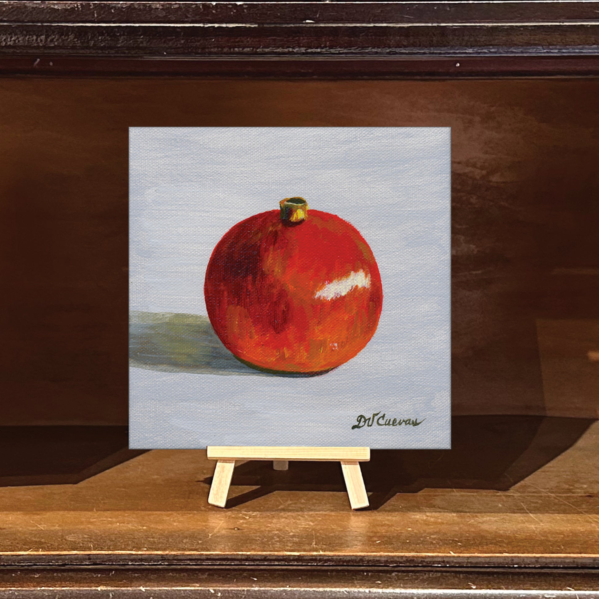 Single Pomegranate, Original - Printed Canvas