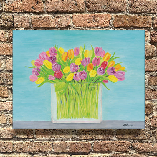 Spring Bouquet, Original - Printed Canvas