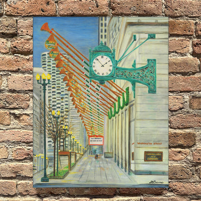 State Street, Chicago, Original - Printed Canvas