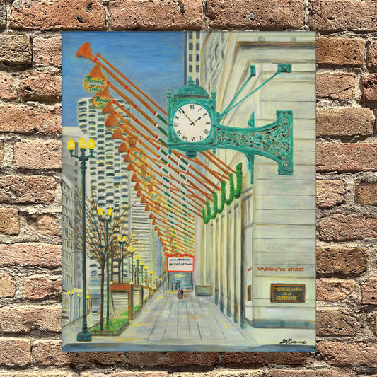 State Street, Chicago, Original - Printed Canvas