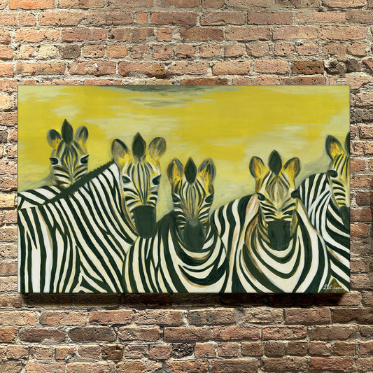 Stripes, Original - Printed Canvas