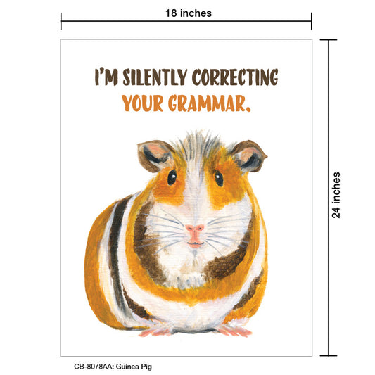 Guinea Pig, Card Board (8078AA), Card Board: 18x24, printedcanvas.com