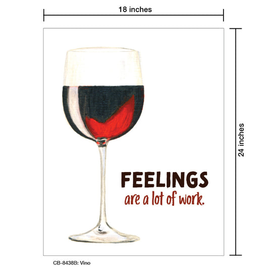 Vino, Card Board (8438B), Card Board: 18x24, printedcanvas.com