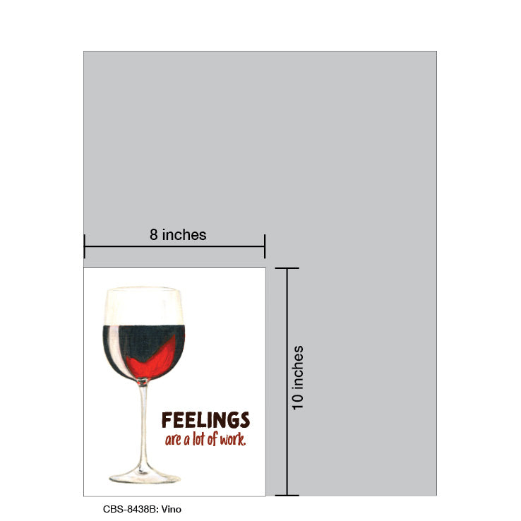 Vino, Card Board (8438B), Card Board: 8x10, printedcanvas.com