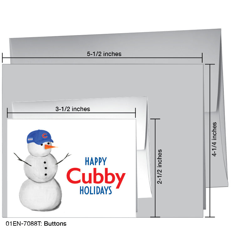 Buttons, Greeting Card (7088T), Enclosure Card, printedcanvas.com