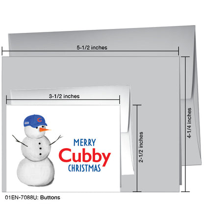 Buttons, Greeting Card (7088U), Enclosure Card, printedcanvas.com