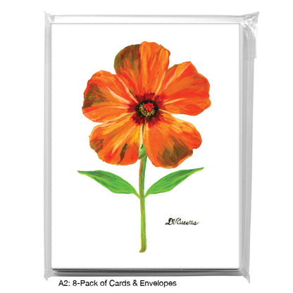 Chinese Hibiscus Bloomed, Greeting Card (7263H), 8-Pack, www.printedcanvas.com