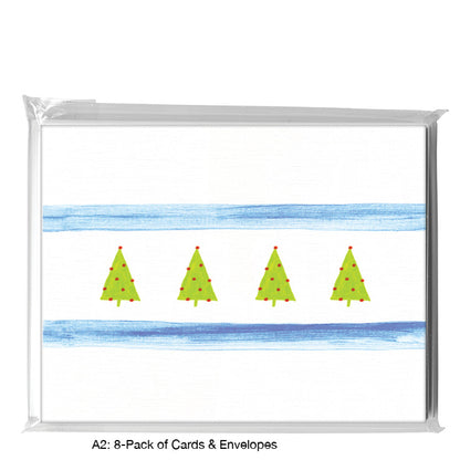 Flag of Chicago, Greeting Card (8736J), A2 Card 8-Pack, www.printedcanvas.com