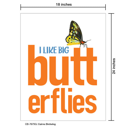 Cairns Birdwing, Card Board (7675G), Card Board: 18x24, printedcanvas.com