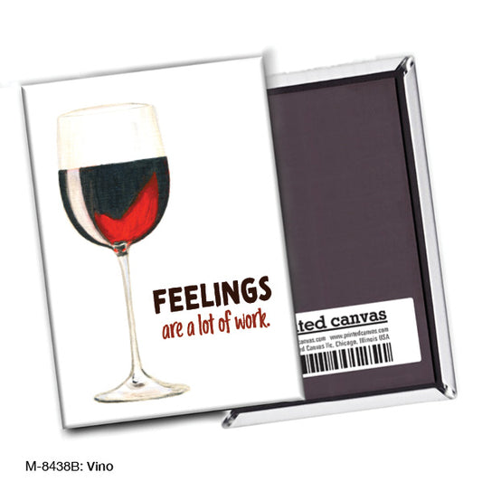 Vino, Magnet (M-8438B), front, printedcanvas.com