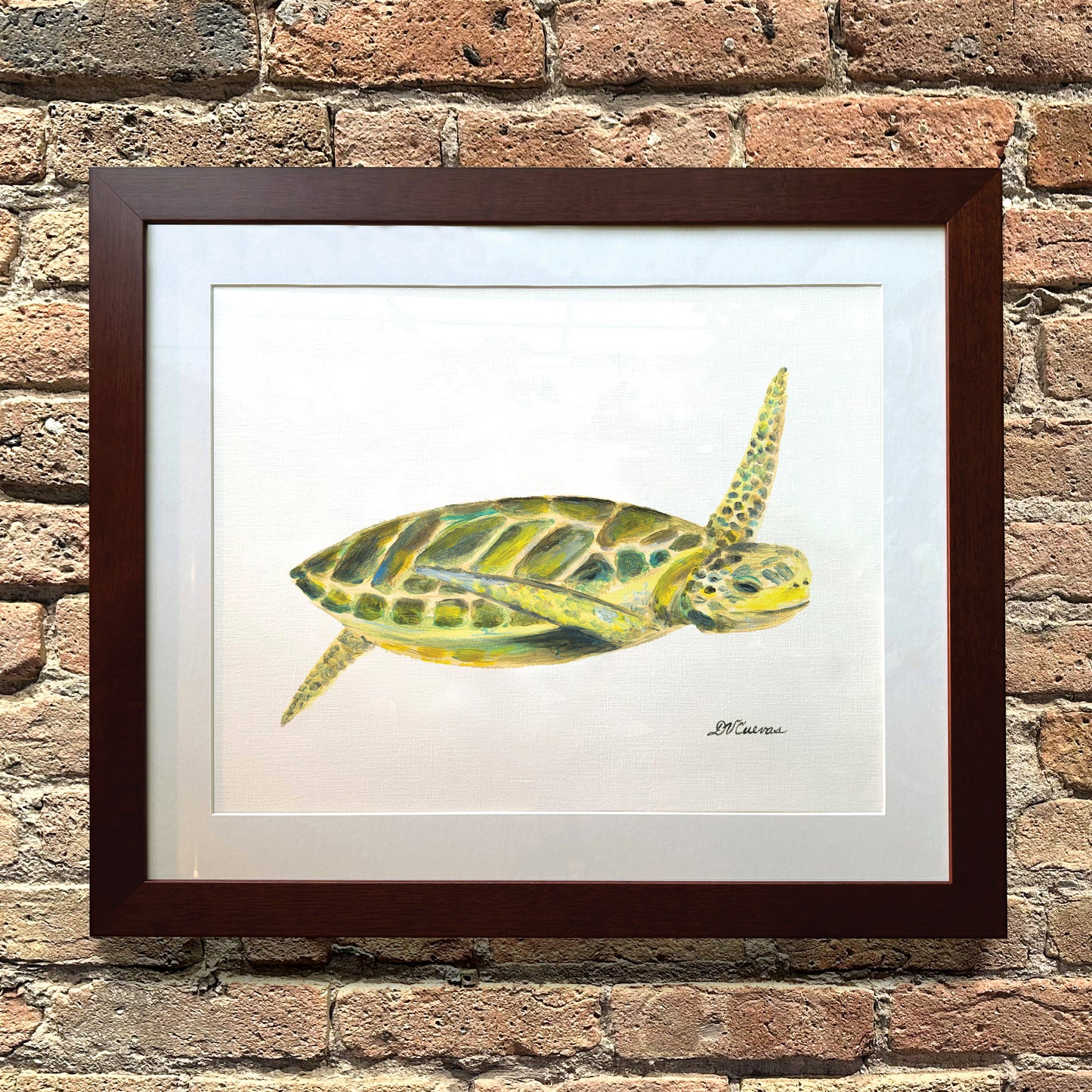 Sea Turtle, Original - Printed Canvas