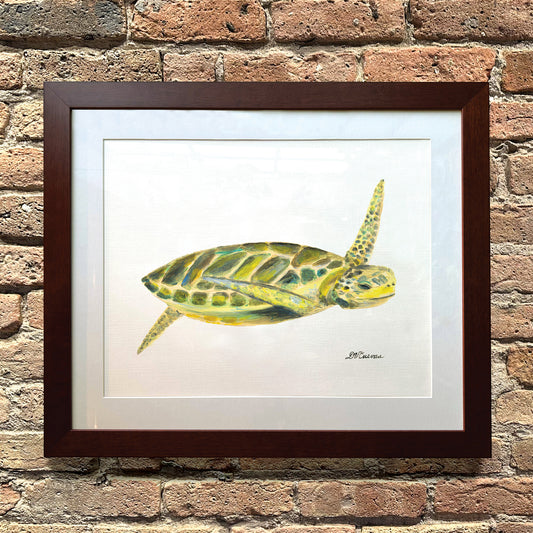 Sea Turtle, Original - Printed Canvas