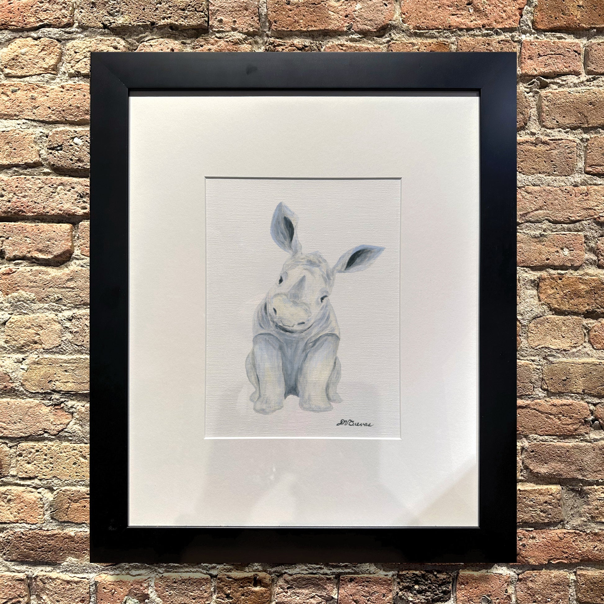 Rhino Baby, Original - Printed Canvas