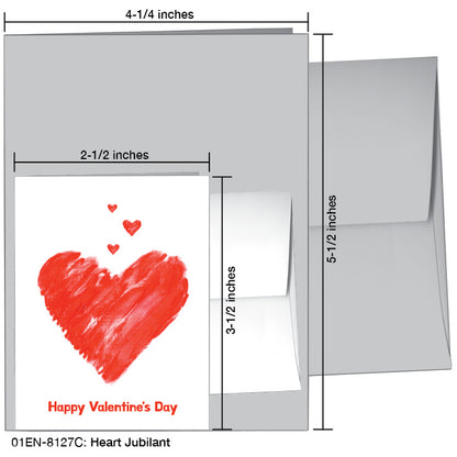 Heart Jubilant, Greeting Card (8127C), Enclosure, printedcanvas.com