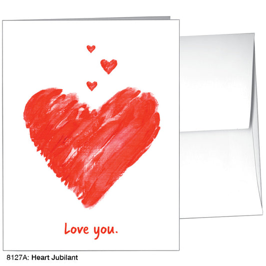 Heart Jubilant, Greeting Card (8127A), A2, printedcanvas.com