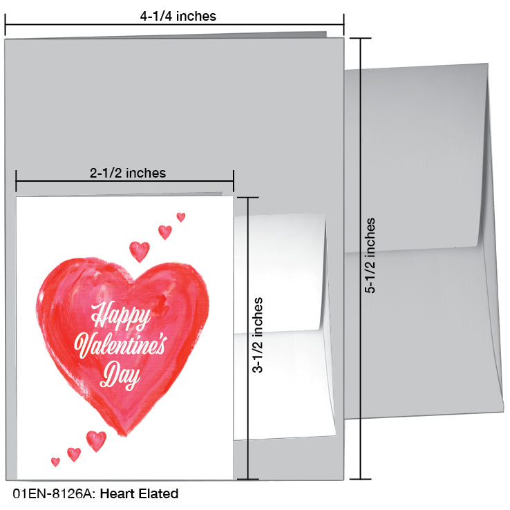 Heart Elated, Greeting Card (8126A), Enclosure, www.printedcanvas.com