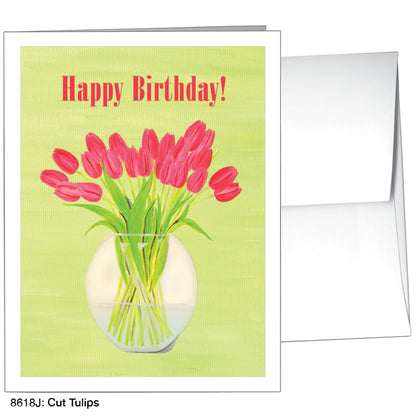Cut Tulips, Greeting Card (8618J), A2 Card, www.printedcanvas.com
