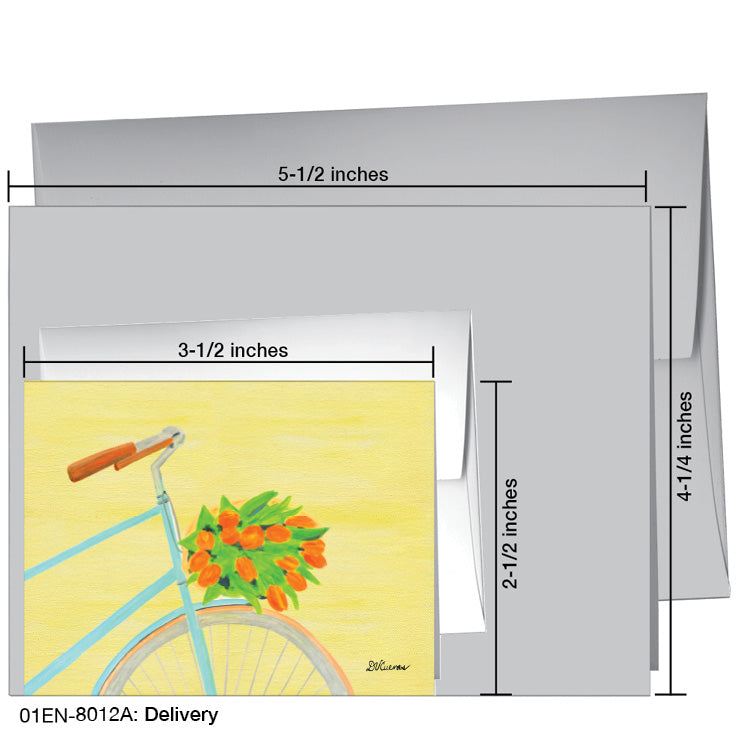 Delivery, Greeting Card (8012A), Enclosure Card, www.printedcanvas.com