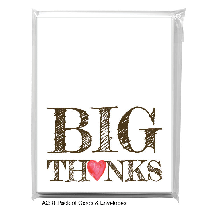 Big, Greeting Card (8053), A2 8-Pack, printedcanvas.com