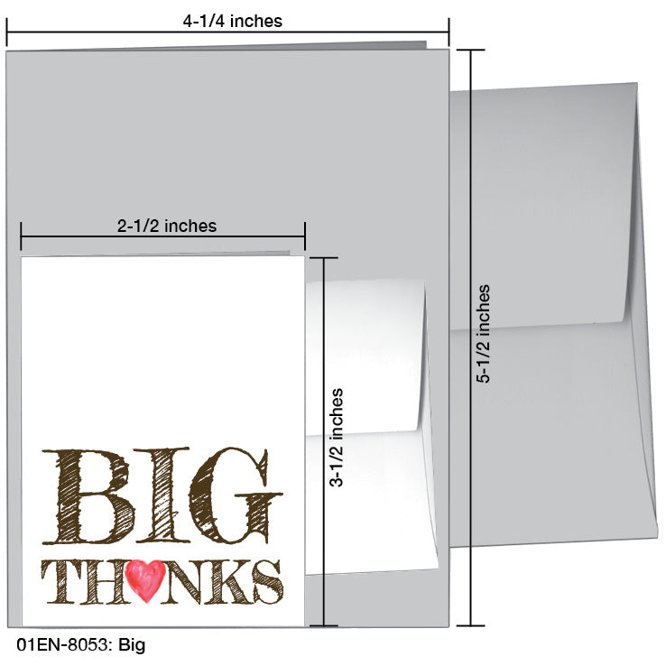 Big, Greeting Card (8053), Enclosure, printedcanvas.com