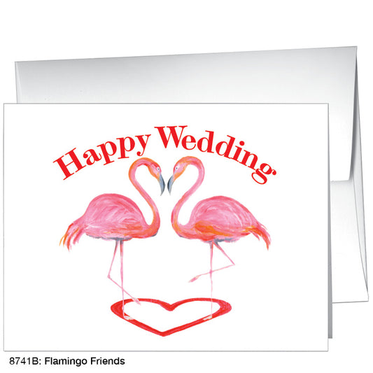 Flamingo Friends, Greeting Card (8741B), A2, printedcanvas.com