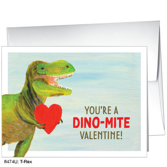 T-Rex, Greeting Card (8474U), A2, printedcanvas.com
