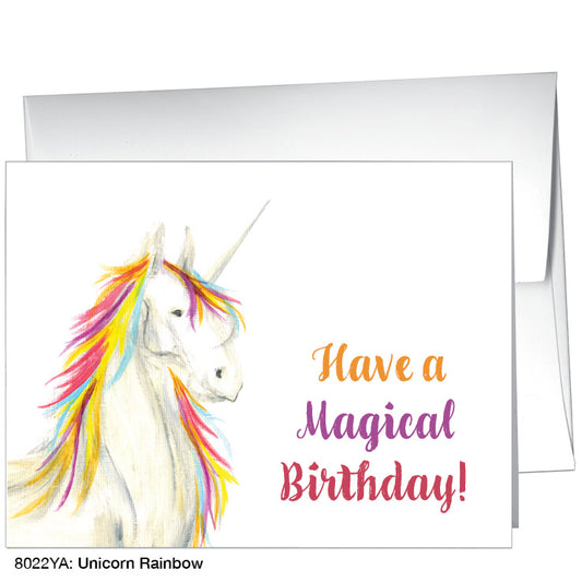 Unicorn Rainbow, Greeting Card (8022YA), A2, printedcanvas.com