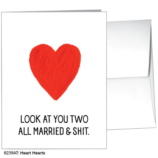 Heart Hearts, Greeting Card (8239AT), A2, printedcanvas.com
