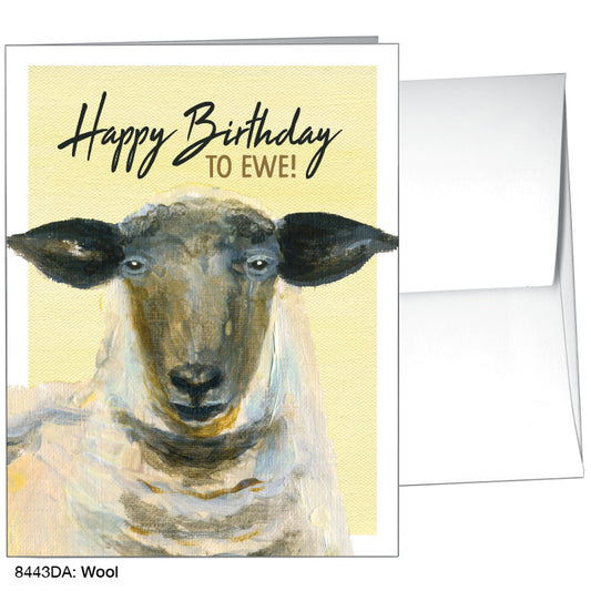 Wool, Greeting Card (8443DA), A2 Card Front, www.printedcanvas.com