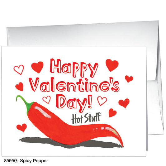 Spicy Pepper, Greeting Card (8595G), A2, printedcanvas.com