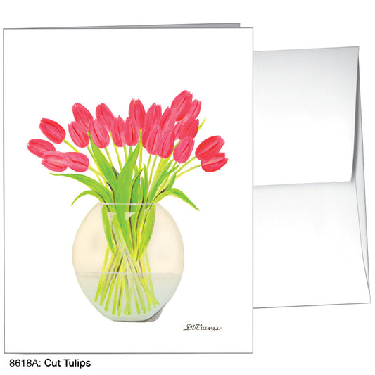 Cut Tulips, Greeting Card (861A), A2, printedcanvas.com