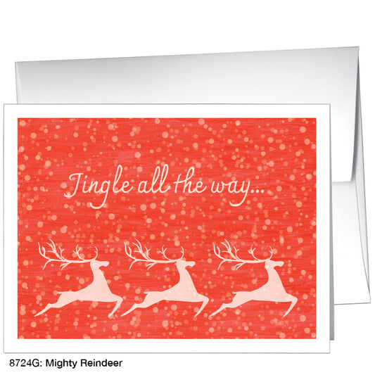 Mighty Reindeer, Greeting Card (8724G), A2, printedcanvas.com