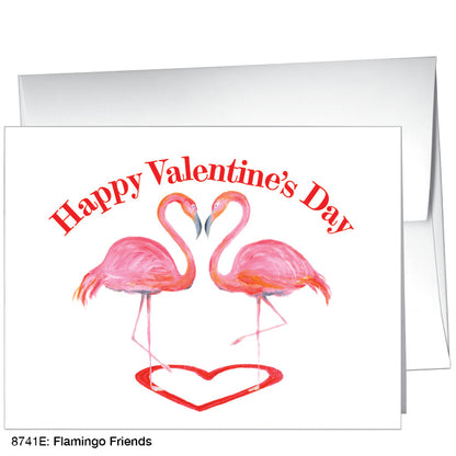Flamingo Friends, Greeting Card (8741E), A2, printedcanvas.com