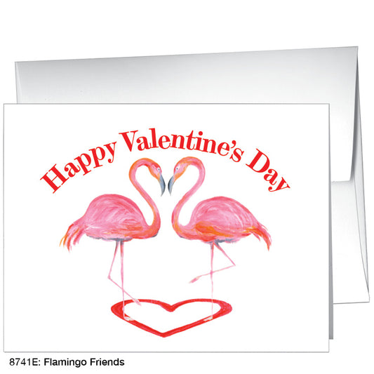 Flamingo Friends, Greeting Card (8741E), A2, printedcanvas.com