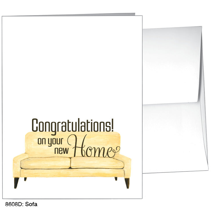 Sofa, Greeting Card (8608D), A2, printedcanvas.com