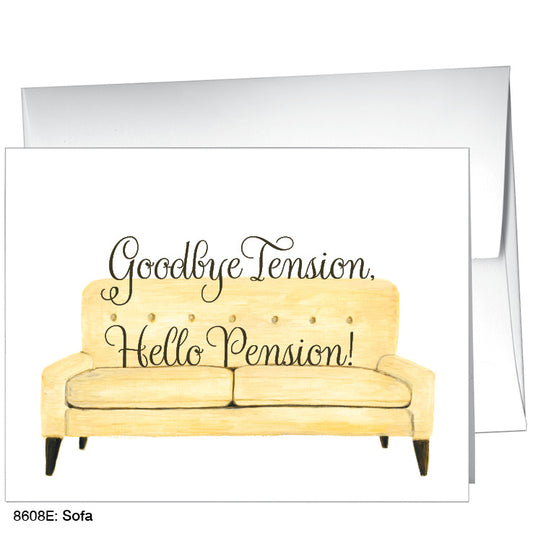 Sofa, Greeting Card (8608E), A2 Card, www.printedcanvas.com