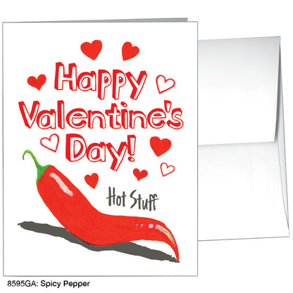 Spicy Pepper, Greeting Card (8595GA), A2, printedcanvas.com