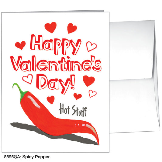 Spicy Pepper, Greeting Card (8595GA), A2, printedcanvas.com