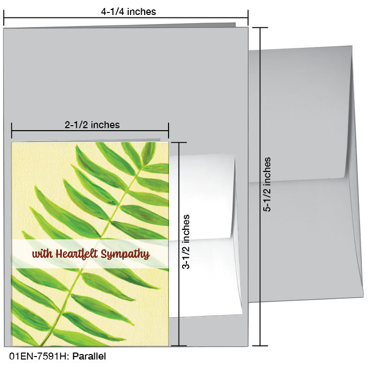 Parallel, Greeting Card (7591H), Enclosure Card, www.printedcanvas.com