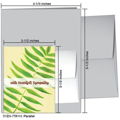 Parallel, Greeting Card (7591H), Enclosure Card, www.printedcanvas.com