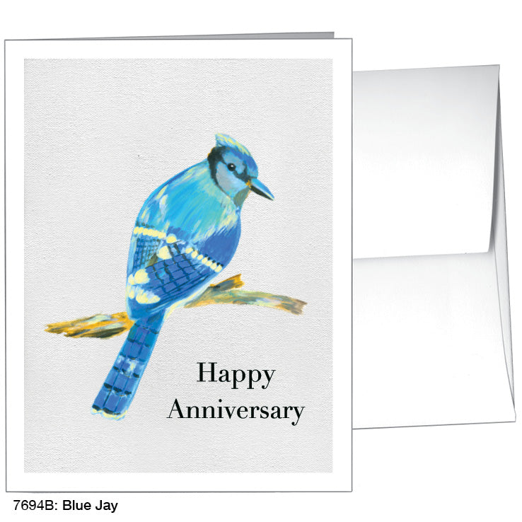 Blue Jay, Greeting Card (7694B), A2 Card, printedcanvas.com